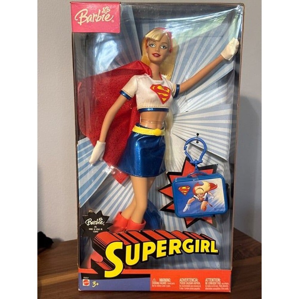 Barbie 2003 DC Supergirl vintage new in box